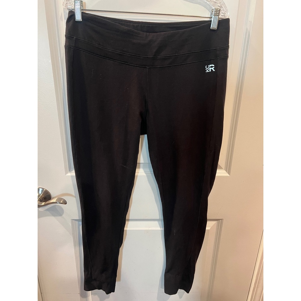 Kenneth Cole Reaction Womens Leggings Ruched Ankle Black L